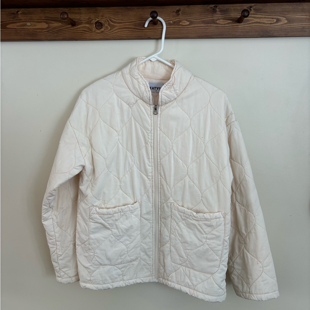 Quilted Cream Jacket